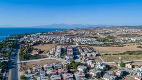 Mavişehrim Vizyon, aerial view toward the sea