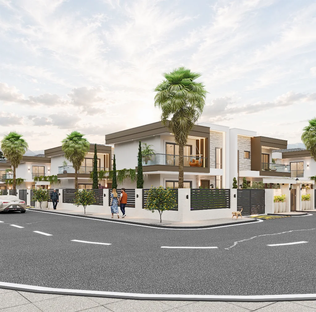 The Mandarin villas exterior view