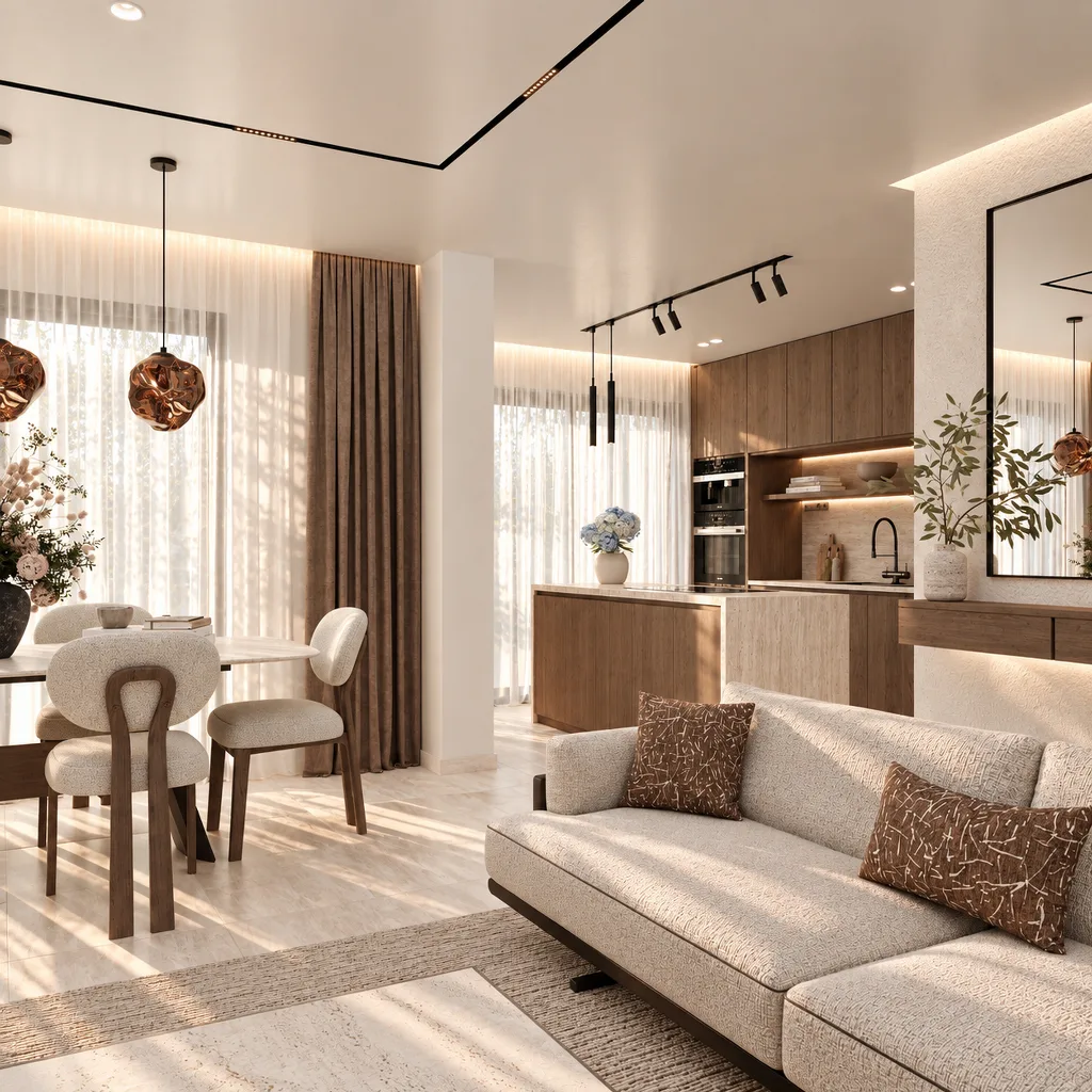 The Mandarin living area
