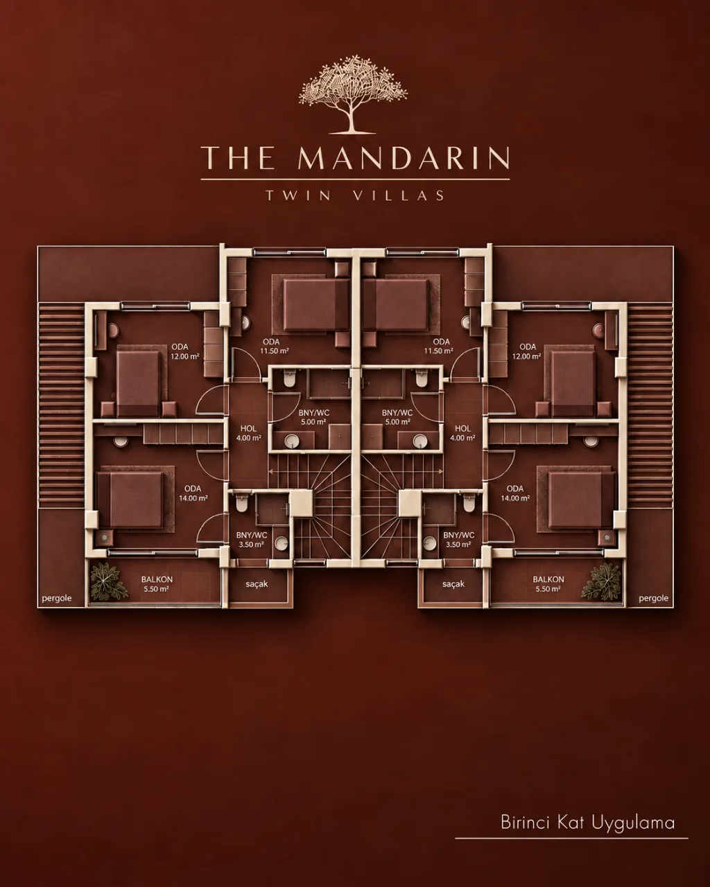 The Mandarin first floor plan